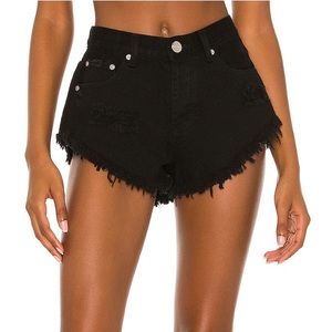 Pistola Black Jean Shorts